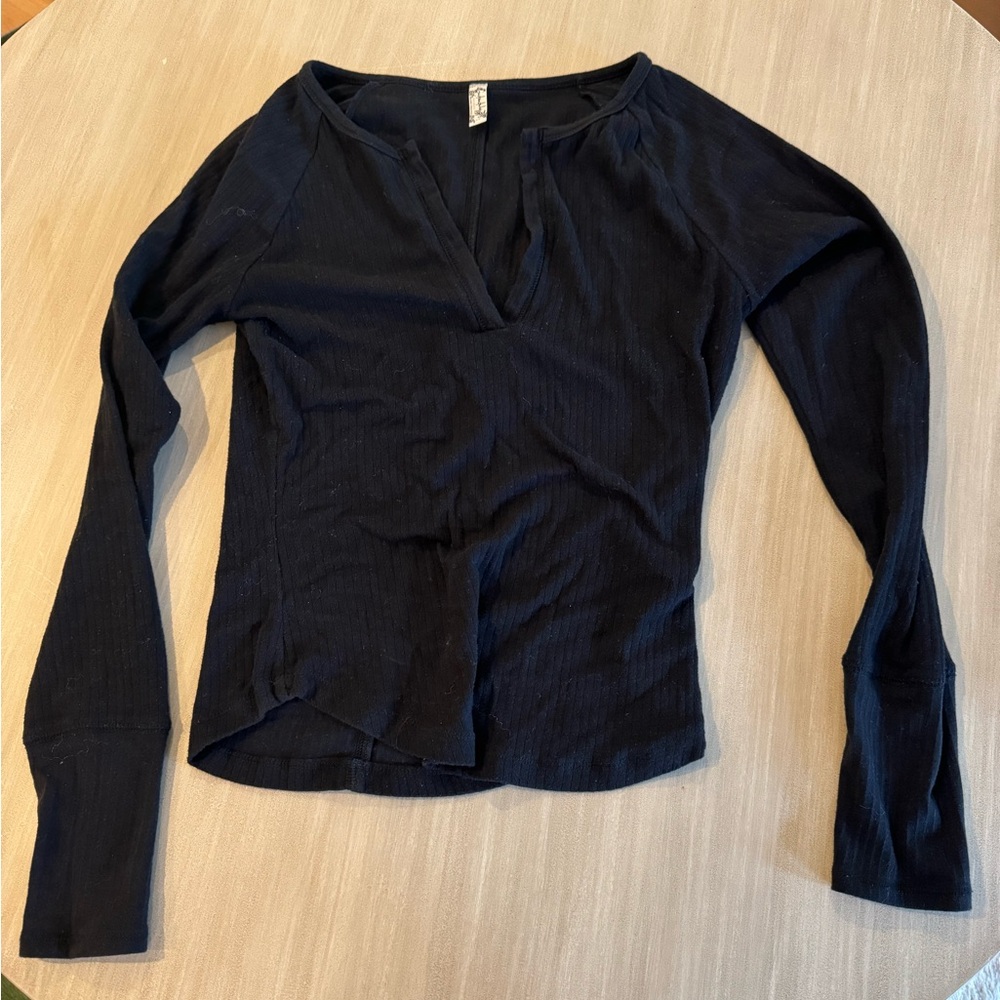 Free People long sleeve cotton shirt - M